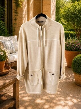 Olsen Knit Zip Cardigan/Jacket – Women’s XL (US 16) – Excellent Condition